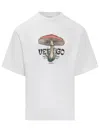 Marcelo Burlon County Of Milan Graphic-print Organic-cotton T-shirt In White