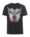 Marcelo Burlon County Of Milan Open-necked Black Shirt In Black