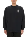 Marcelo Burlon County Of Milan Marcelo Burlon Optical Cross Sweatshirt In Nero