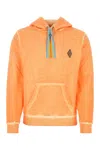 Marcelo Burlon County Of Milan Marcelo Burlon Sunset Cross Regular Sweatshirt In Orange
