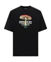 Marcelo Burlon County Of Milan Oversized Graphic-print T-shirt In Black