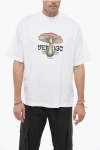 Marcelo Burlon County Of Milan Mushroom Print Cotton Jersey T-shirt