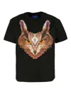Marcelo Burlon County Of Milan Owl-print T-shirt In Black