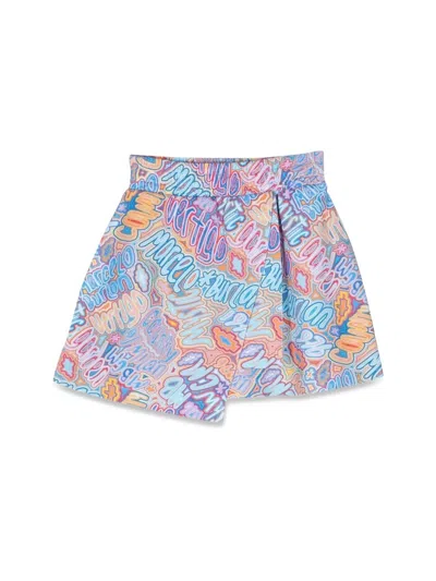 Marcelo Burlon County Of Milan Panel Sweatskirt In Multi