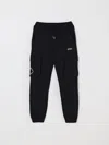 Marcelo Burlon County Of Milan Pants County Of Milan Kids Color Black In Black