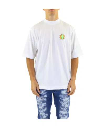Marcelo Burlon County Of Milan Pattern T-shirt In White