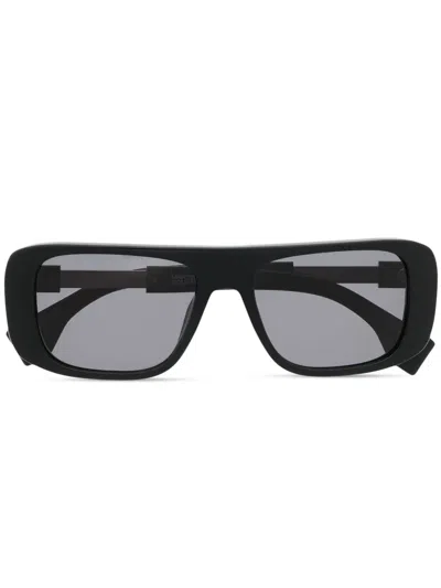 Marcelo Burlon County Of Milan Polygala Square-frame Sunglasses In Schwarz