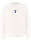 Marcelo Burlon County Of Milan Oversize Sweatshirt Eye Poster Cotton In White