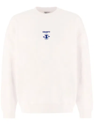 MARCELO BURLON COUNTY OF MILAN POSTER EYE SWEATSHIRT