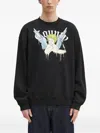 Marcelo Burlon County Of Milan Print Sweatshirt In Black