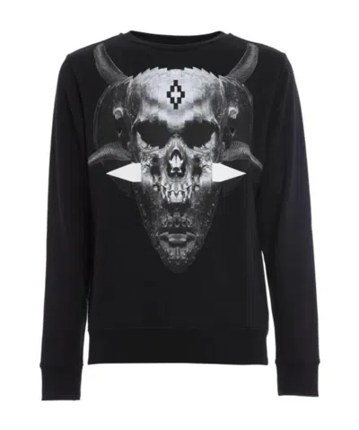 Marcelo Burlon County Of Milan Printed Hoodie In Black