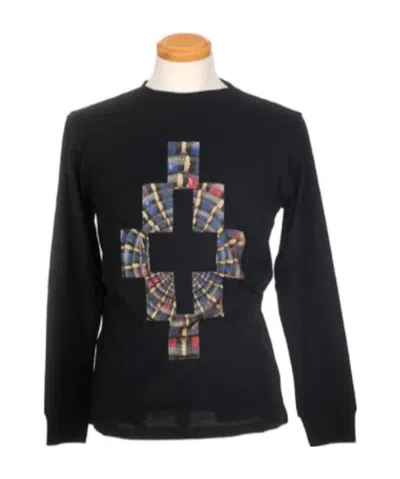 Marcelo Burlon County Of Milan Printed Pullover In Black