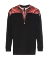 Marcelo Burlon County Of Milan Printed Sweater In Black
