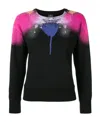 Marcelo Burlon County Of Milan Printed Sweater In Black