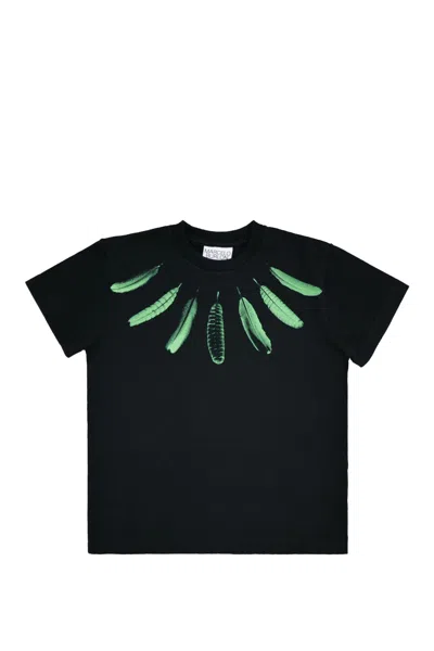 Marcelo Burlon County Of Milan Kids' Printed T-shirt In Black Li