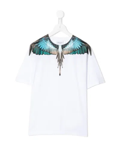 Marcelo Burlon County Of Milan Wings-print Cotton T-shirt In White