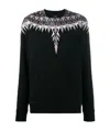 Marcelo Burlon County Of Milan Norwegian Wings Hoodie In Black