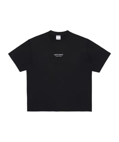 Marcelo Burlon County Of Milan Que Onda T-shirt In Black