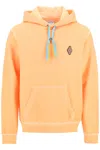 Marcelo Burlon County Of Milan Marcelo Burlon Sunset Cross Regular Sweatshirt In Orange