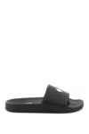 Marcelo Burlon County Of Milan County Cross Rubber Slides In Black/white