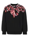 Marcelo Burlon County Of Milan Snake Print Crewneck Sweatshirt In Black