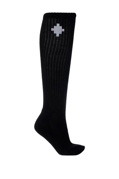 Marcelo Burlon County Of Milan Socks With Logo Marcelo Burlon In Black