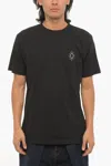 Marcelo Burlon County Of Milan Marcelo Burlon Man T-shirt Black Size S Cotton, Elastane In Black