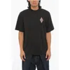 Marcelo Burlon County Of Milan Solid Color Optical Cross Crew-neck T-shirt In Black