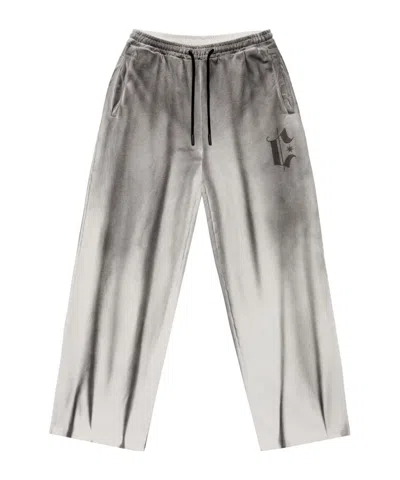Marcelo Burlon County Of Milan Spray-effect Track Pants In Gray