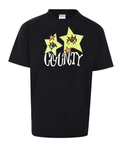 MARCELO BURLON COUNTY OF MILAN STAR EYES T-SHIRT