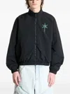 Marcelo Burlon County Of Milan Star-print Bomber Jacket In Black