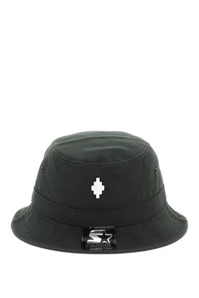 Marcelo Burlon County Of Milan Starter Cross Bucket Hat In Nero