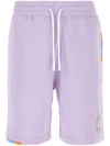 Marcelo Burlon County Of Milan Marcelo Burlon Man Shorts & Bermuda Shorts Lilac Size L Cotton, Polyester In Purple