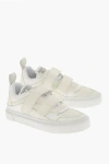 Marcelo Burlon County Of Milan Suede Low Top Sneakers With Touch Strap Closure