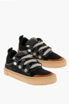 Marcelo Burlon County Of Milan Marcelo Burlon Man Sneakers Black Size 8 Leather, Textile Fibers