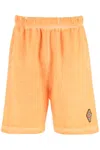 Marcelo Burlon County Of Milan Marcelo Burlon Sunset Cross Shorts In Arancio