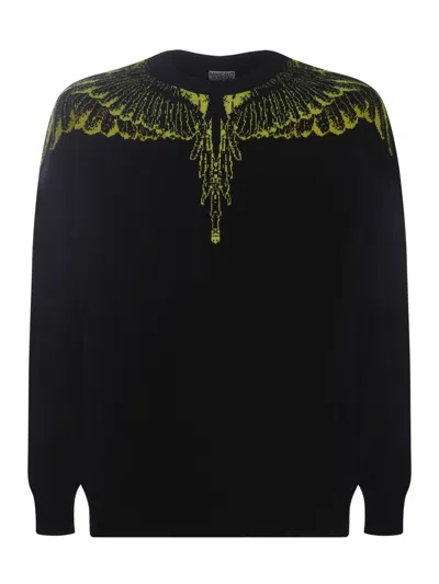 Marcelo Burlon County Of Milan Sweatshirt  "icon Wings" In Black
