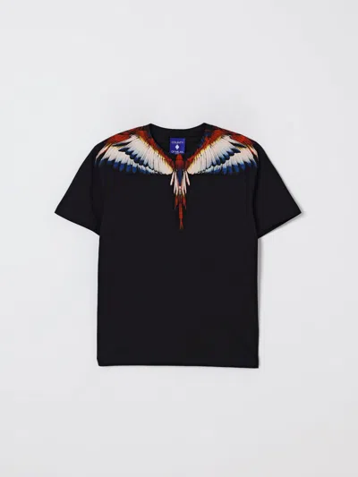 MARCELO BURLON COUNTY OF MILAN T-SHIRT COUNTY OF MILAN KIDS COLOR BLACK,H45559002