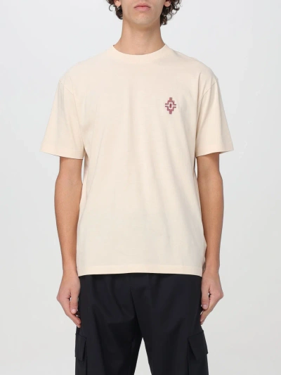 MARCELO BURLON COUNTY OF MILAN T-SHIRT MARCELO BURLON COUNTY OF MILAN MEN COLOR CREAM,F18197078