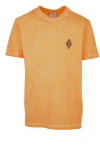 Marcelo Burlon County Of Milan Marcelo Burlon Sunset Cross Regular T-shirt In Orange