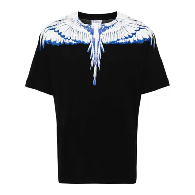 Marcelo Burlon County Of Milan T-shirts In Black/neutrals