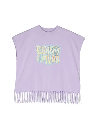 Marcelo Burlon County Of Milan Tank Top In Purple