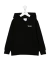 Marcelo Burlon County Of Milan Tempera Cross Logo-print Hoodie In Black