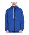 Marcelo Burlon County Of Milan Marcelo Burlon Cross Print Windbreaker Jacket In Blue