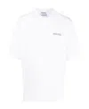 Marcelo Burlon County Of Milan Marcelo Burlon Tempera Cross Print T-shirt In White