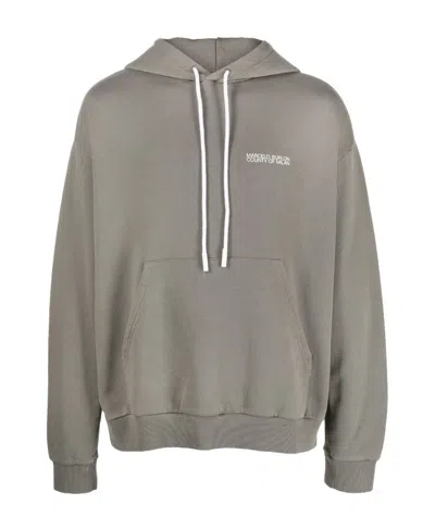 MARCELO BURLON COUNTY OF MILAN TEMPERA CROSS-PRINT PULLOVER HOODIE