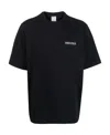 Marcelo Burlon County Of Milan Tempera Cross Cotton T-shirt In Black