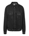 Marcelo Burlon County Of Milan Marcelo Burlon Tempera Cross Stone Slim Jacket In Black