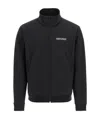 Marcelo Burlon County Of Milan Tempera Cross Zip Track Jacket In Black