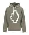 Marcelo Burlon County Of Milan Marcelo Burlon Oversize Hooded Sweatshirt In Gray